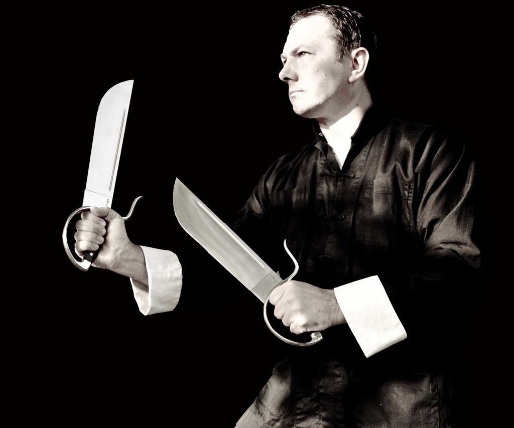 Sifu Wayne Belonoha with Butterfly Swords